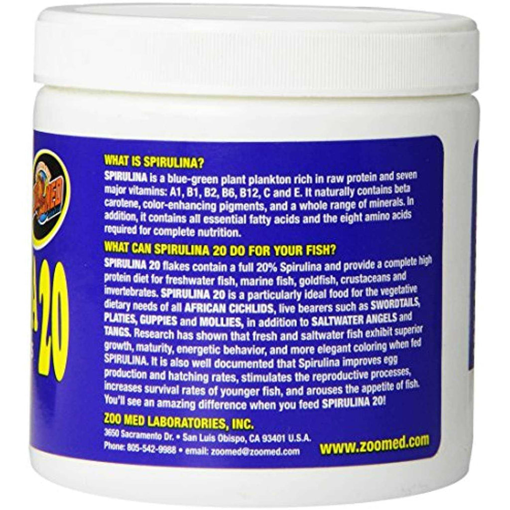 Spirulina 20 Fish Food Flakes M291
