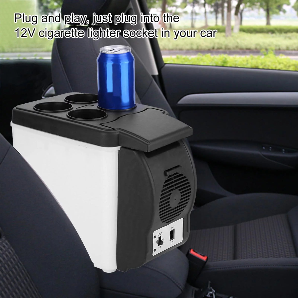 12V 6L Portable Car Refrigerator Warmer Cooler N5334