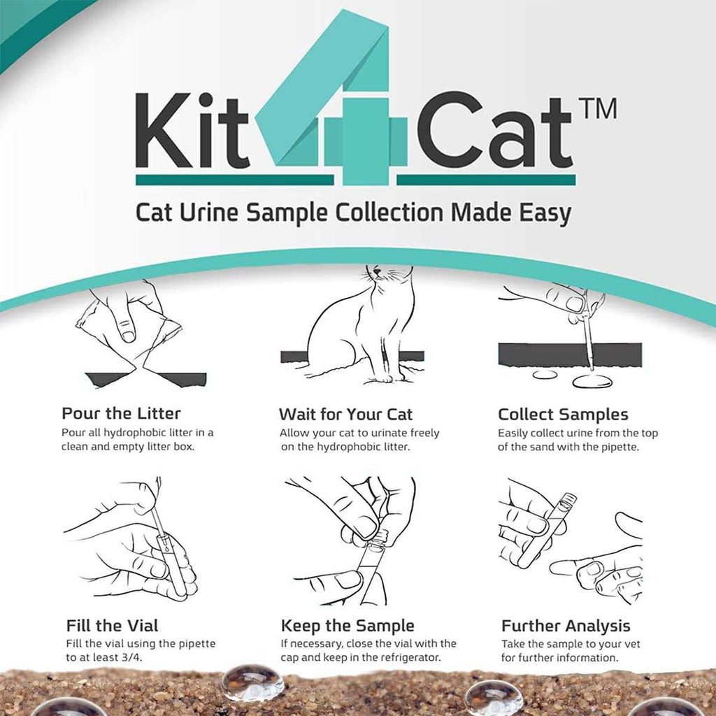 Hydrophobic Litter Sand Cat Urine Sample Collection Kit Q765