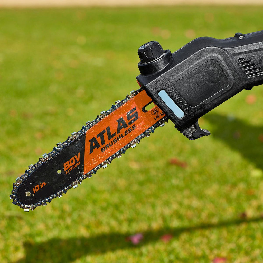 80V Brushless Cordless 10 in. Pole Saw J40559