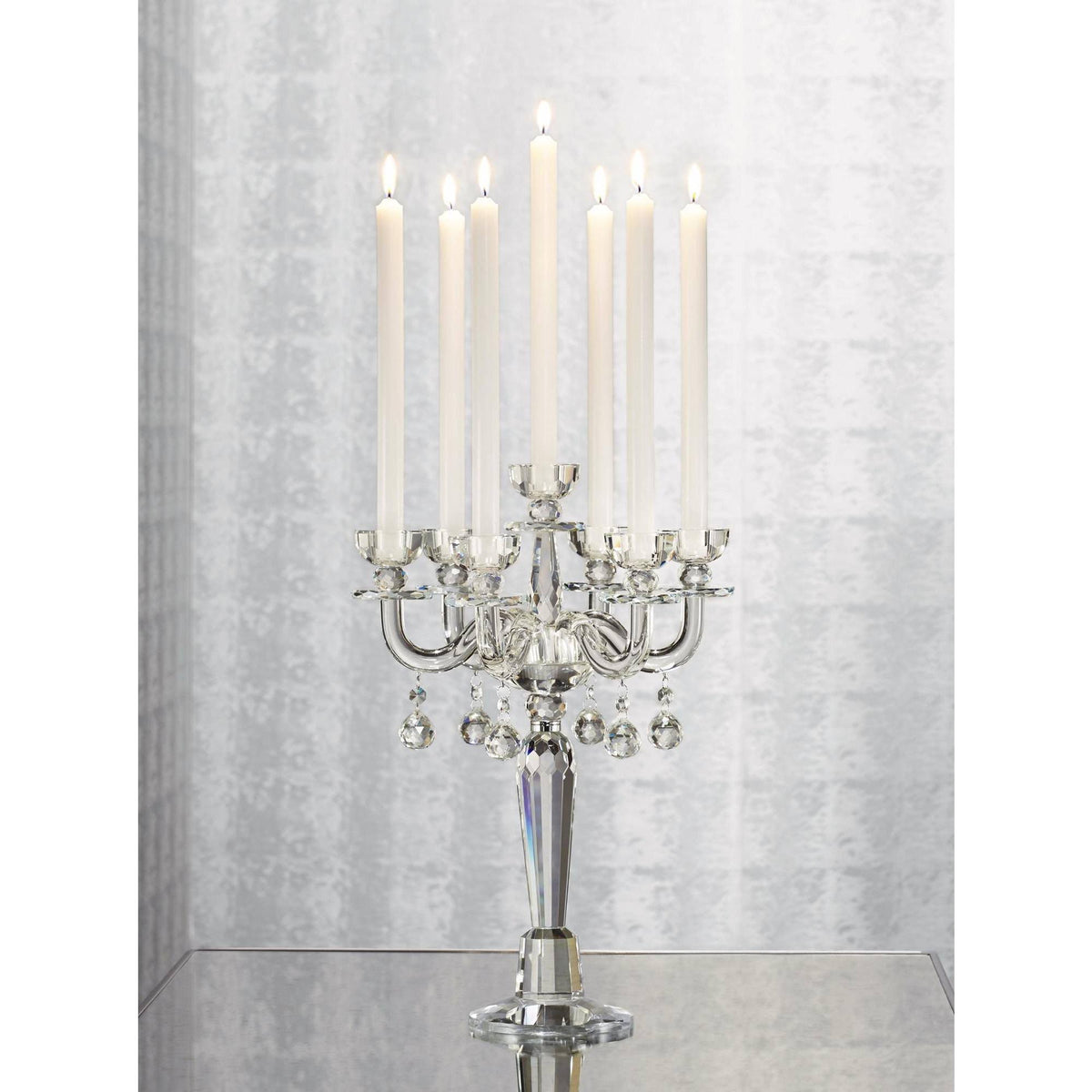 Crystal Candelabra Taper Candle Holder X9907