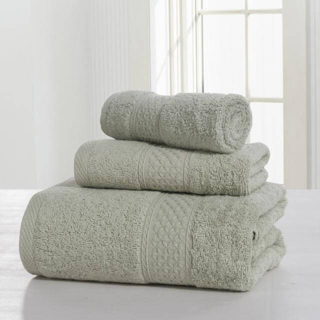 3-Piece 100% Cotton Bath Towel Set W654