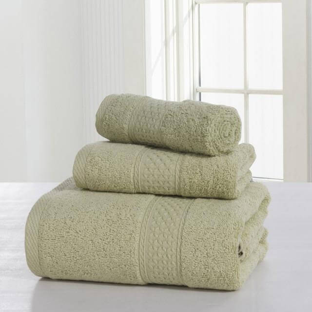 3-Piece 100% Cotton Bath Towel Set W654