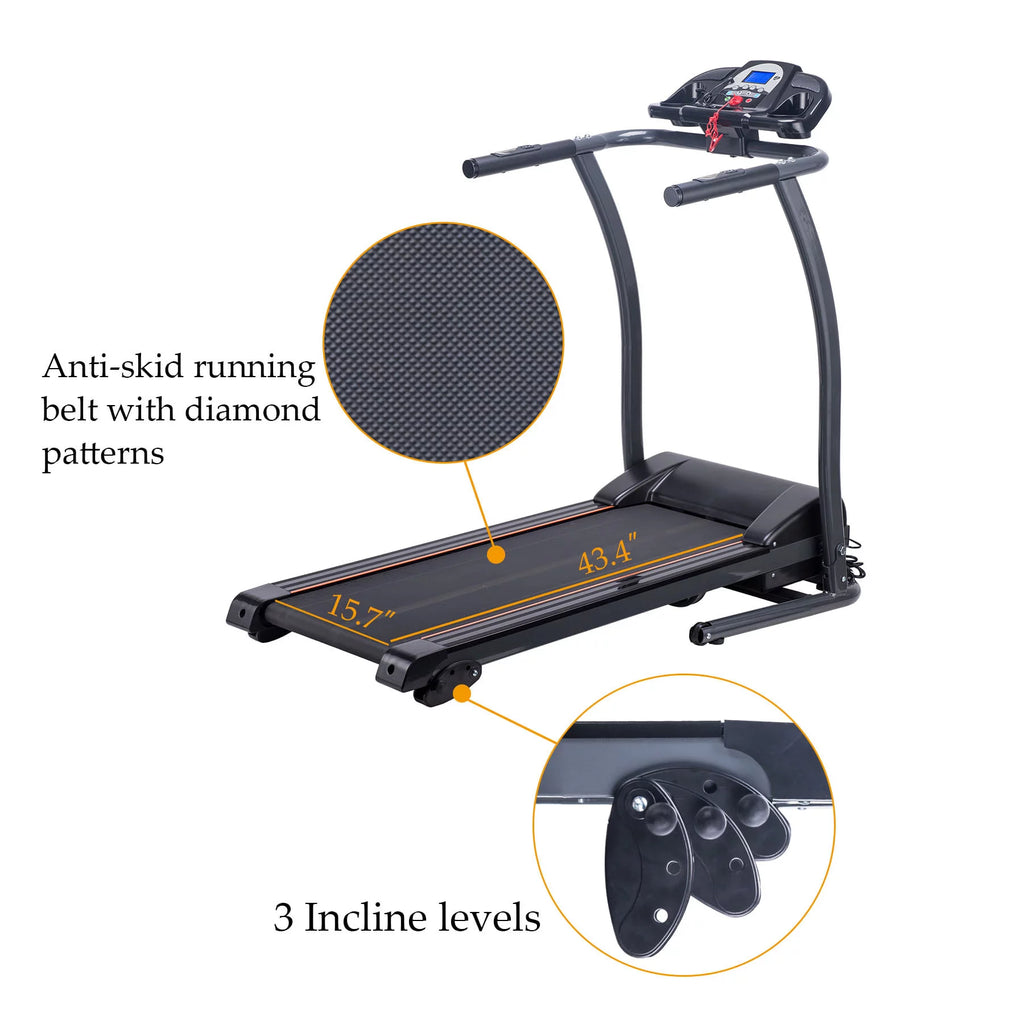 Foldable Incline Motorized Treadmill X276