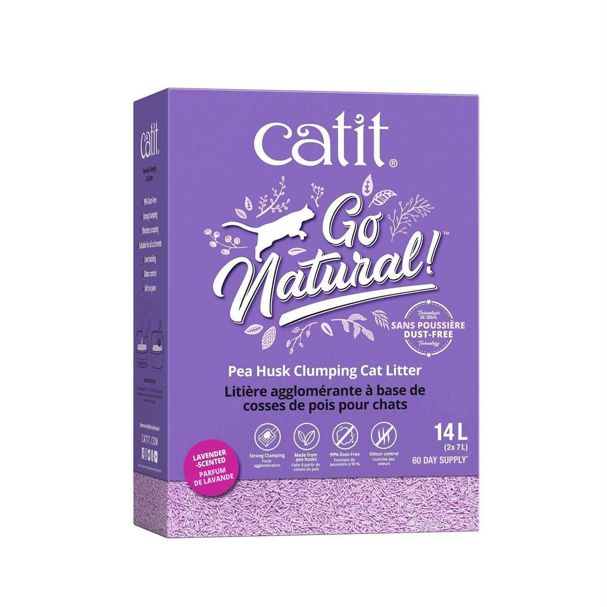 Pea Husk Clumping Cat Litter B82830