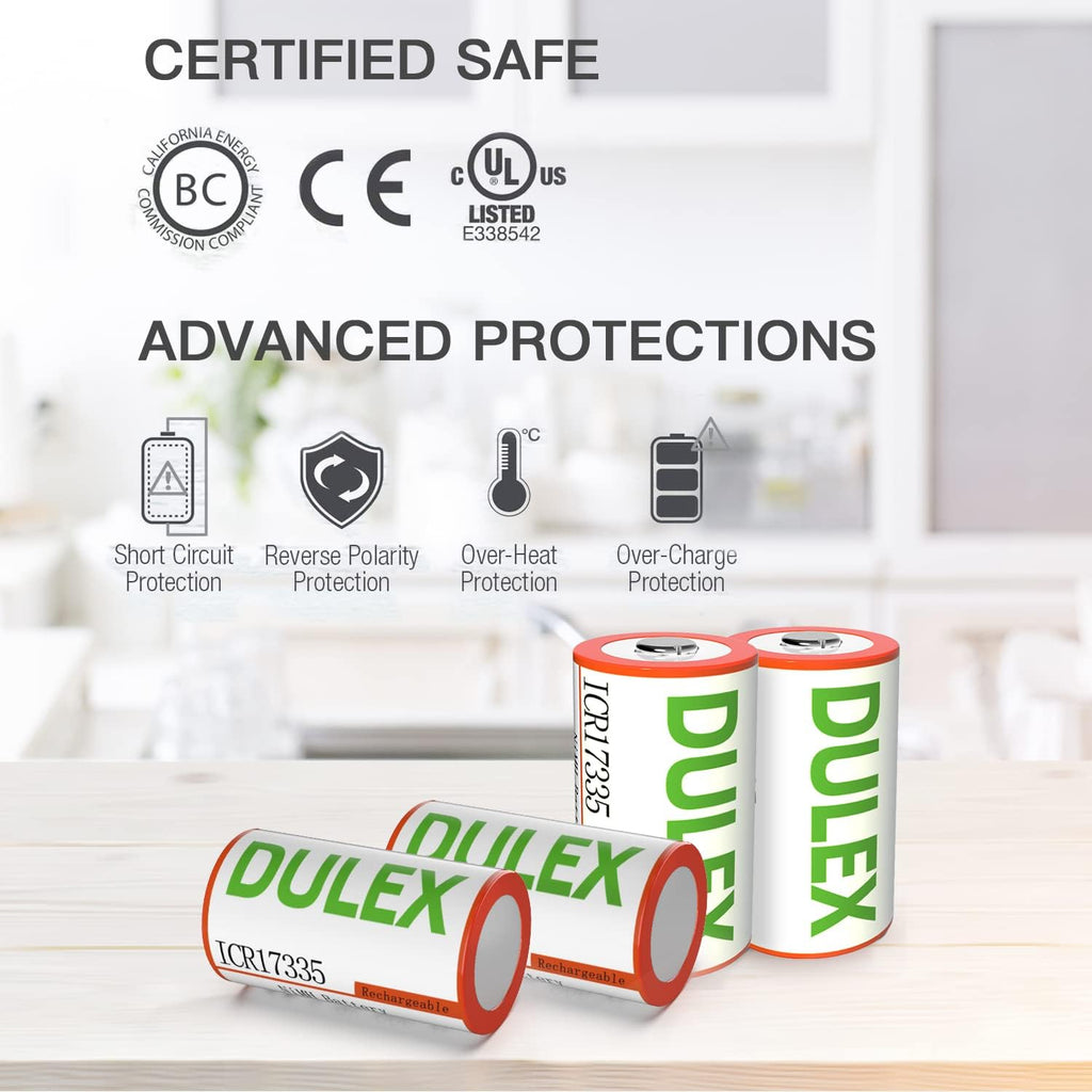 123A Rechargeable Batteries 12-Pack K32659