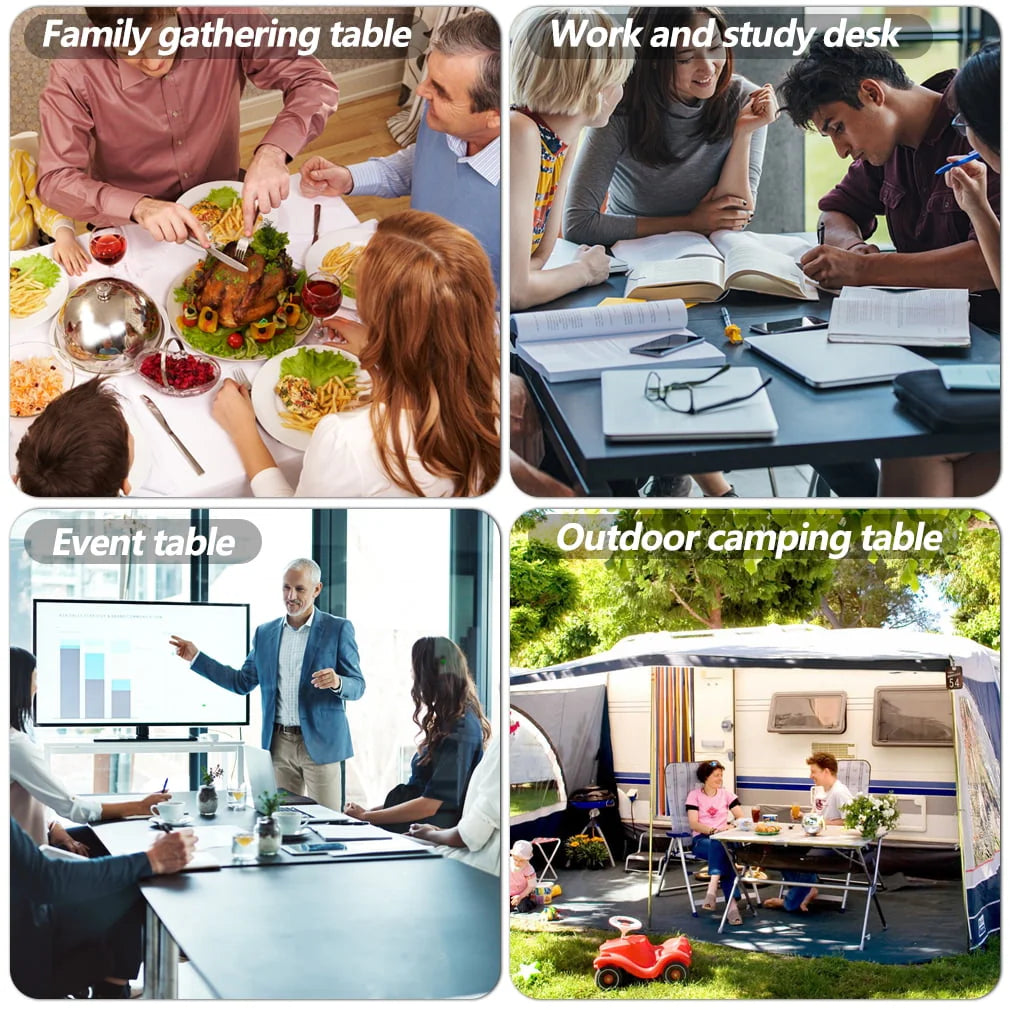 6ft Folding Plastic Table with Carrying Handle S6984