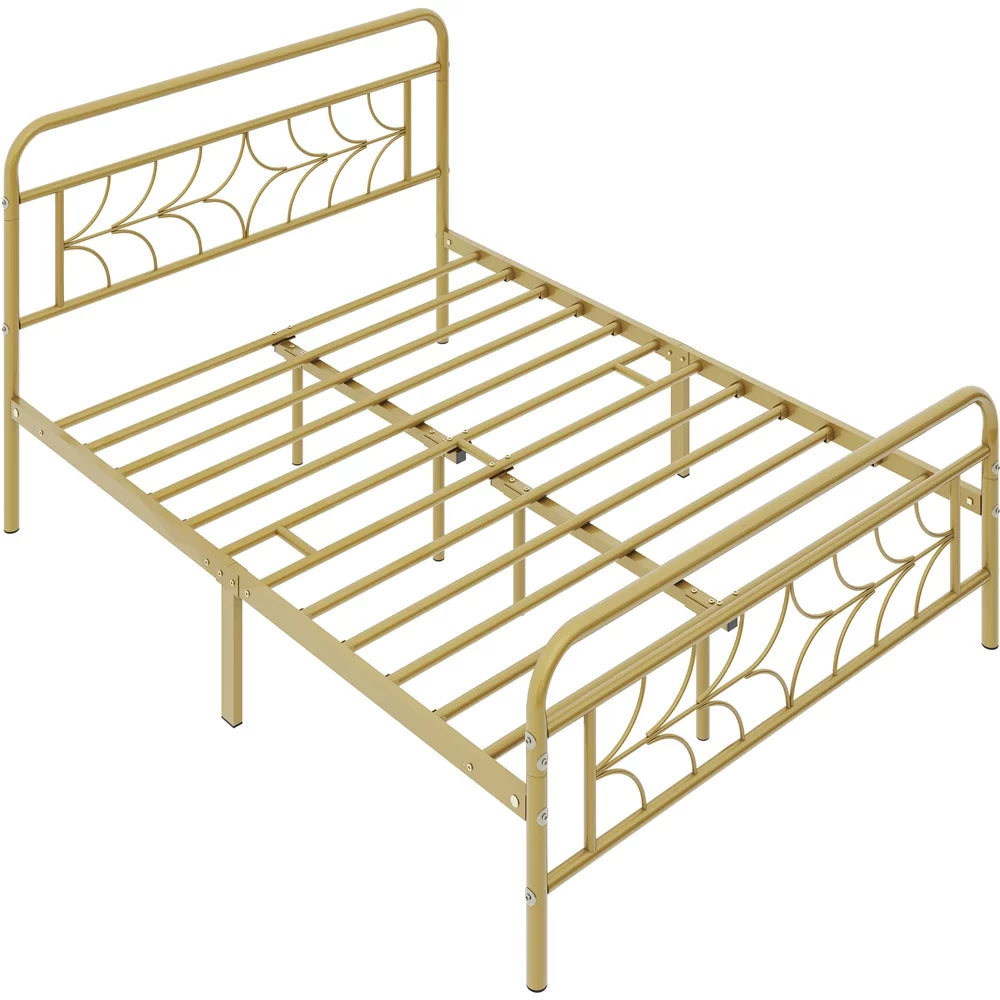 Queen Black Metal Bed D37693