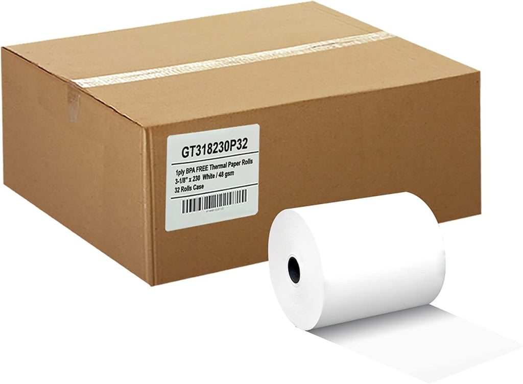Thermal Paper Receipt Rolls 3 1/8 x 230 ft 32 Rolls B978