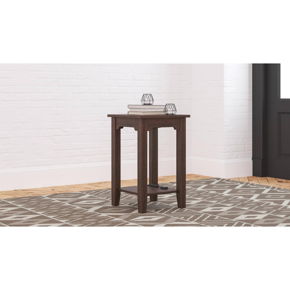 Warm Brown End Table B375833
