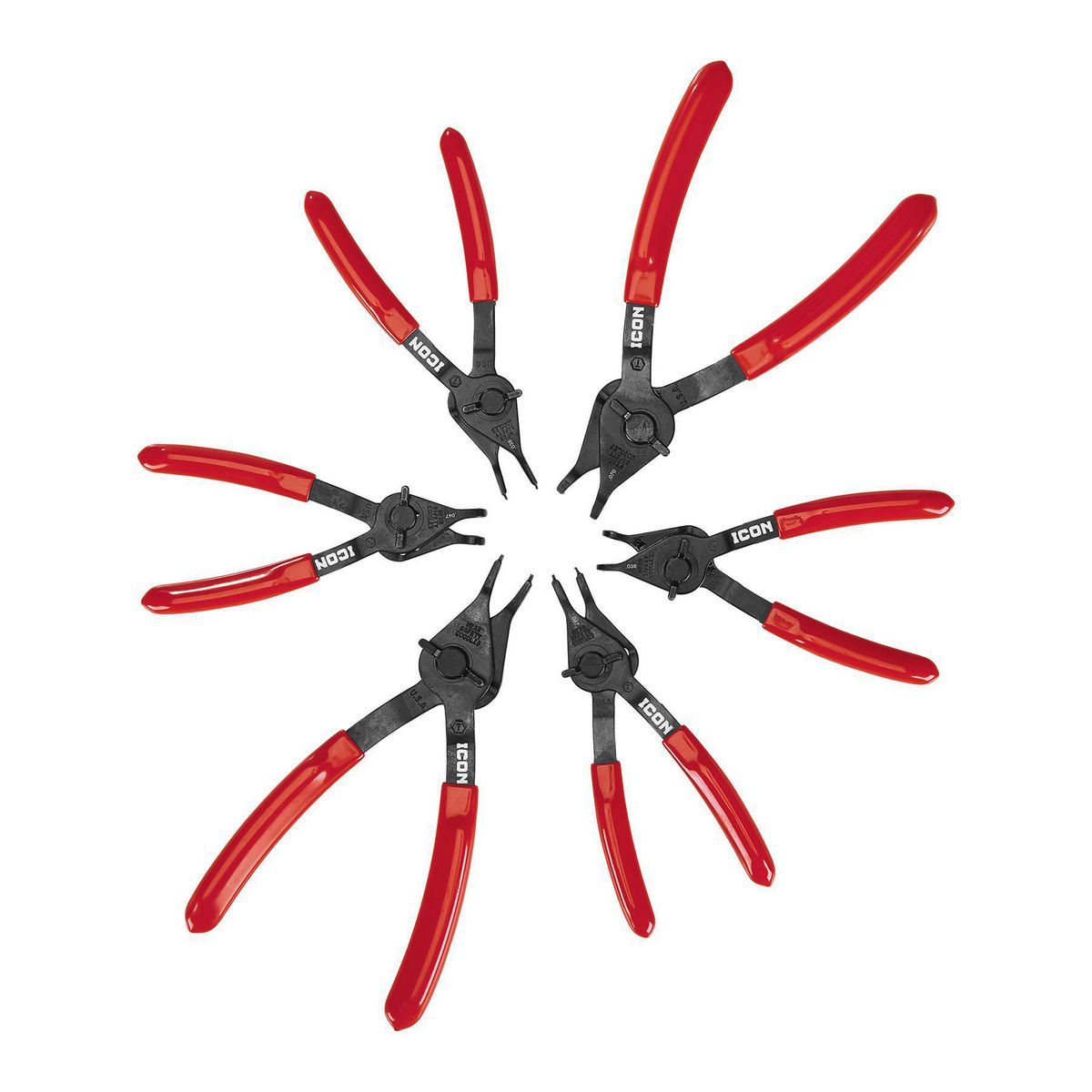 6-Piece Convertible Retaining-Ring Pliers Set U27010