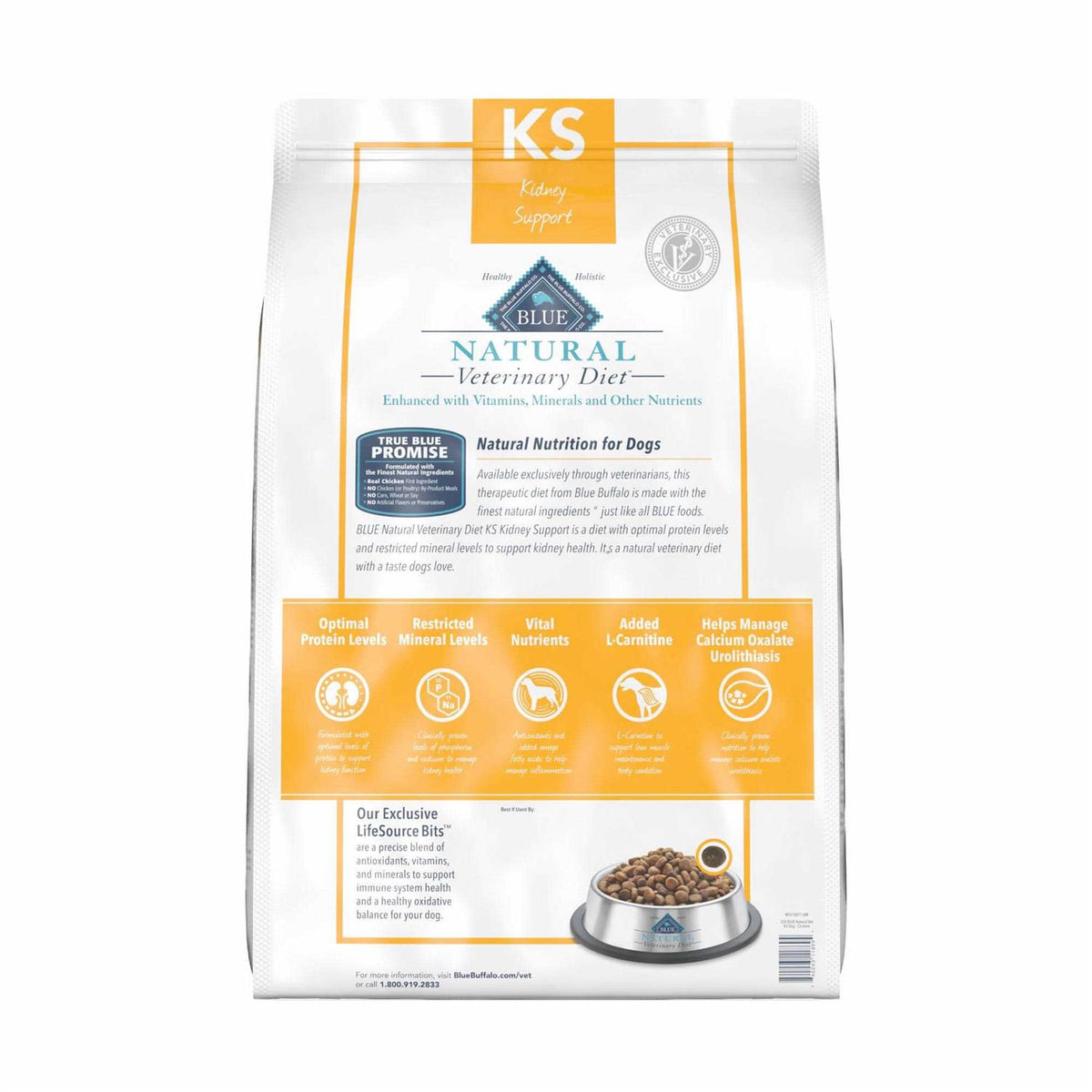 Natural Veterinary Diet Kidney Support Dry Dog Food Q7810