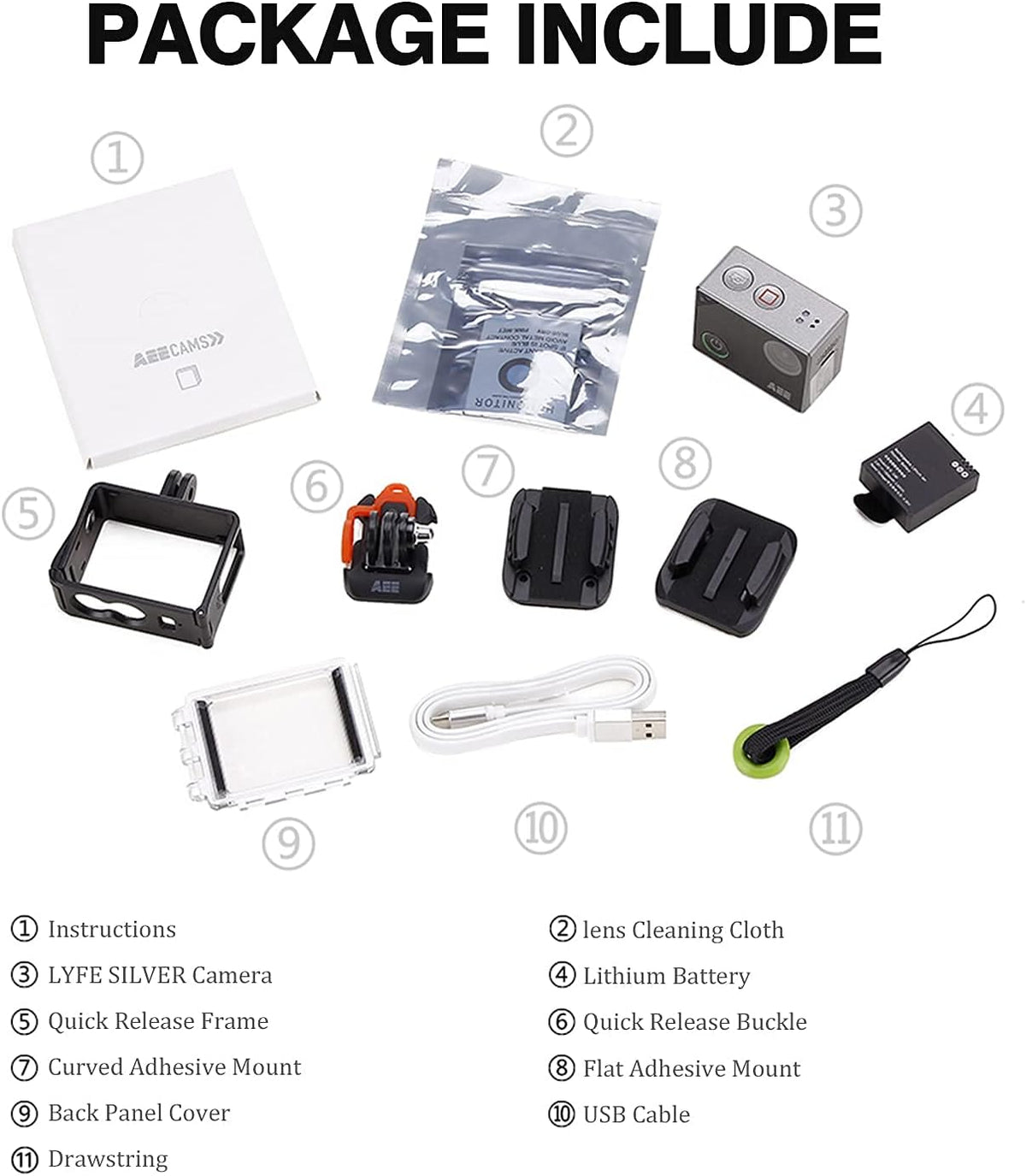 4K WiFi Waterproof Sports Action Camera C572