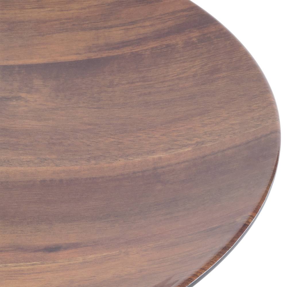 Round Woodgrain Platter 2/Case X16676
