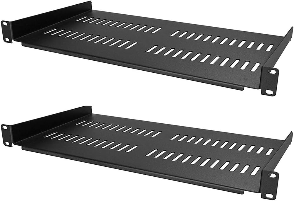 19'' Wide Fixed Shelf for Server Cabinet, 2 Pack U184854