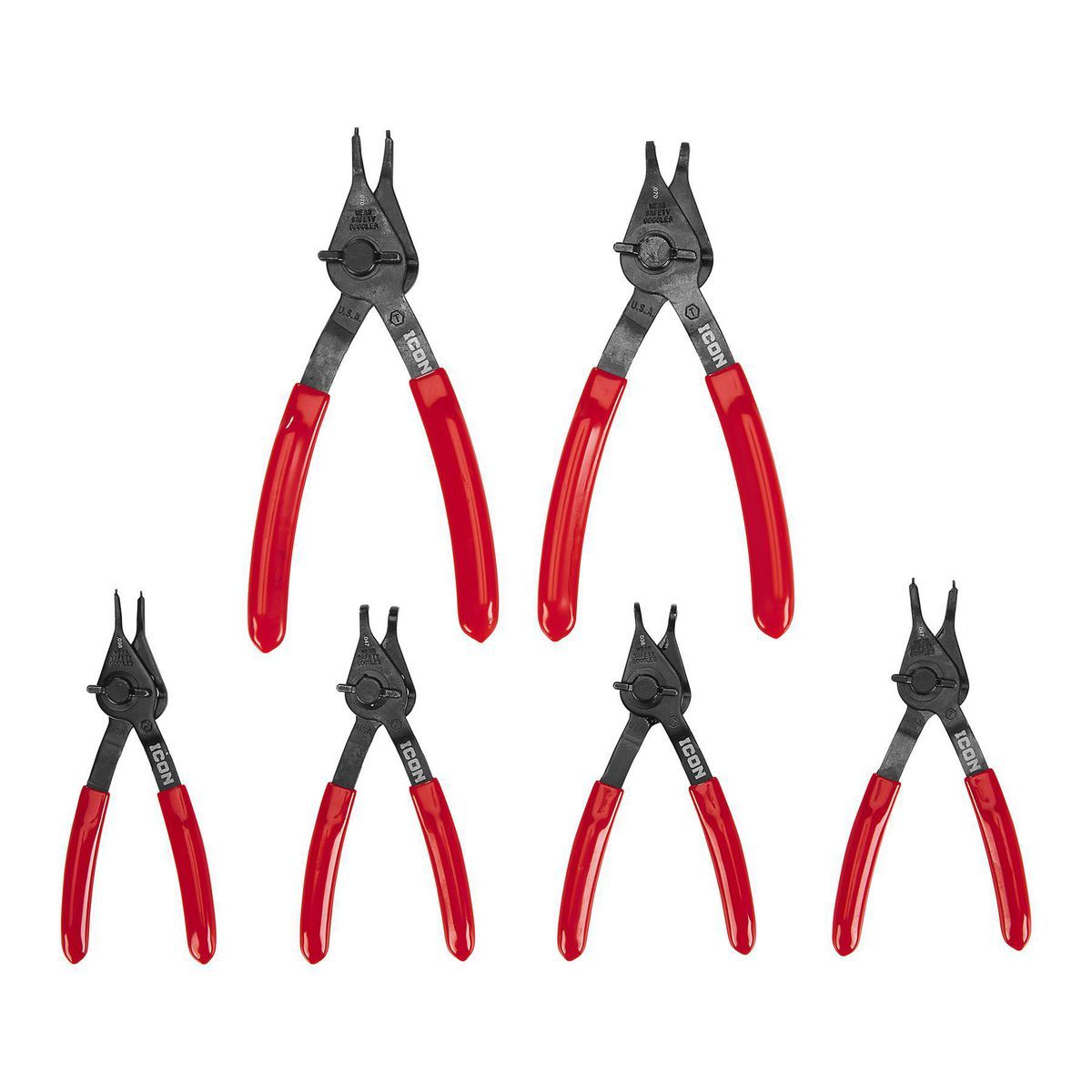 6-Piece Convertible Retaining-Ring Pliers Set U27010