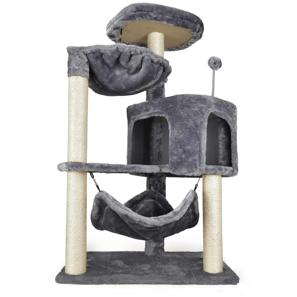 Cat Tree with Cat Condo and Hammock F6253