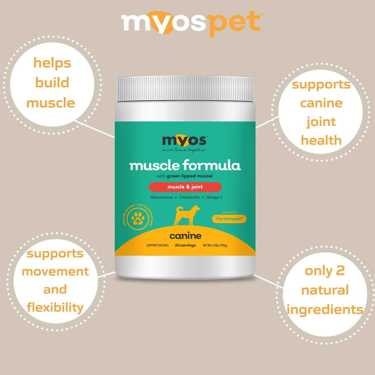 Dog Supplement with Green Lipped Mussel Powder X737