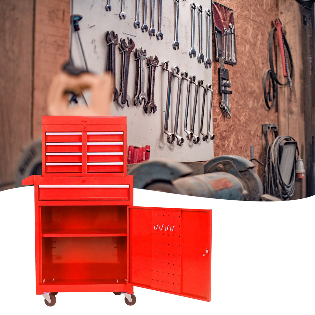 Black 5 Drawer Rolling Tool Chest with Locking System Z6243