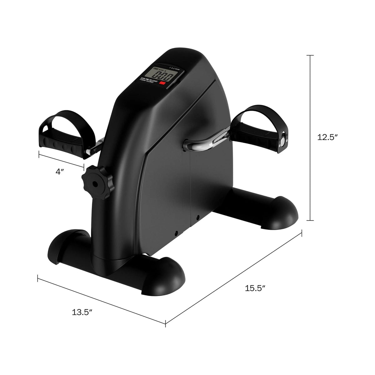 Under Desk Bike and Pedal Exerciser with Calorie Counter J512