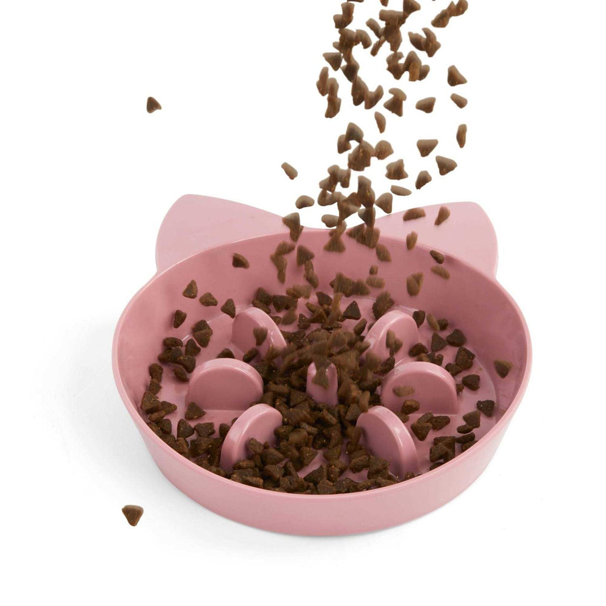 Mauve Slow Feeder Cat Bowl N43627