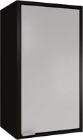Black and Orange One Door Wall Steel Cabinet H433896
