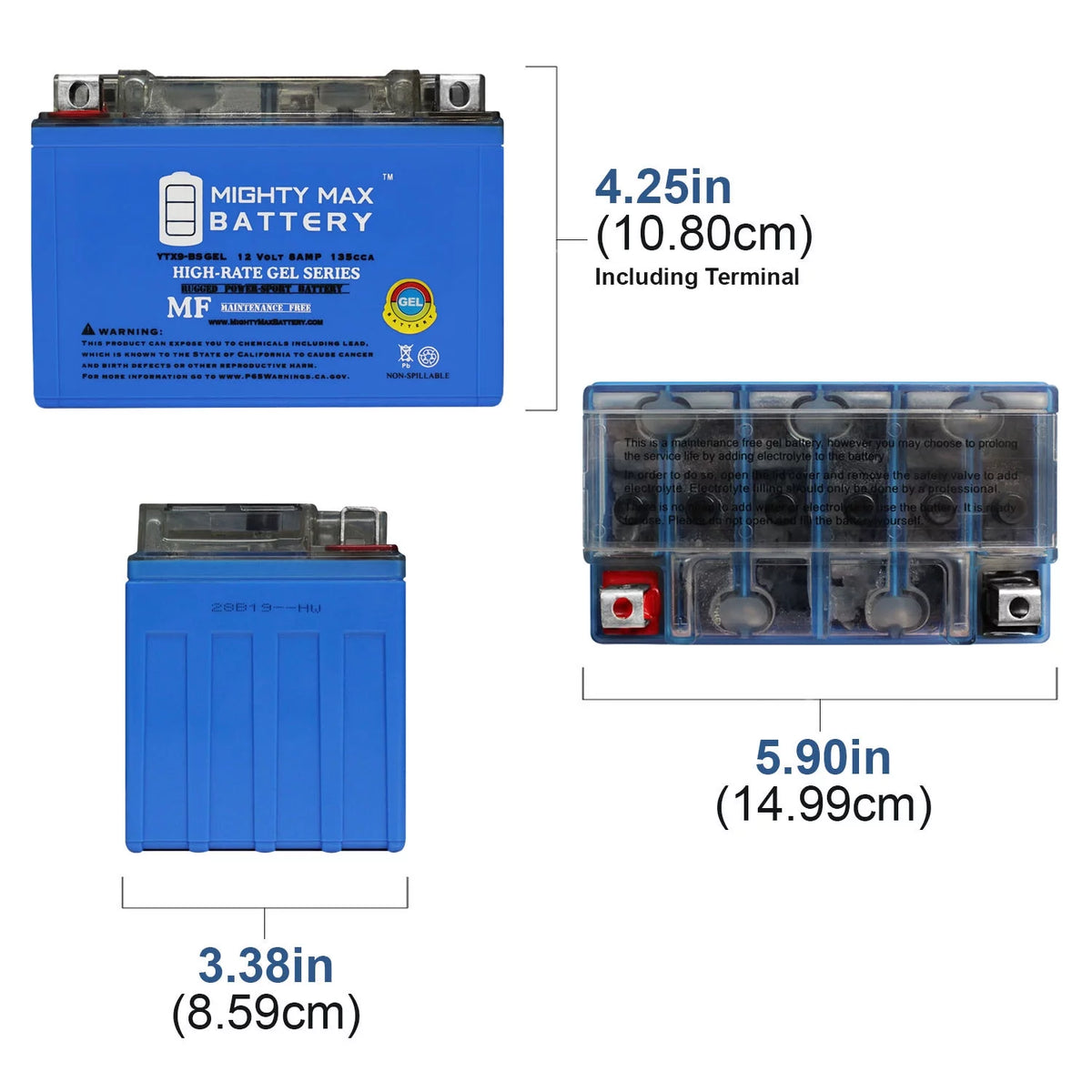 12V Deep Cycle Battery with Charger L682