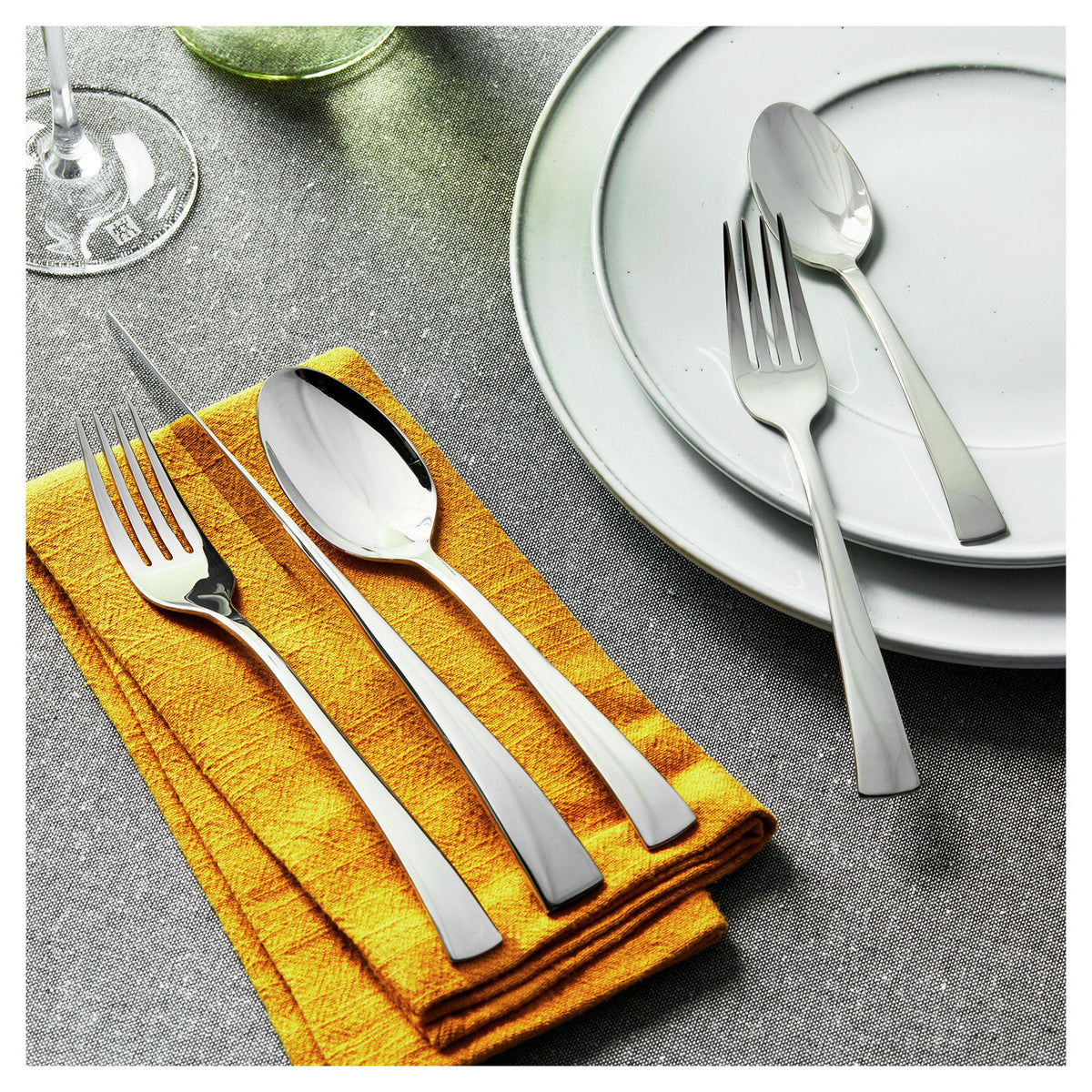 23pc Stainless Steel Flatware Set D76936