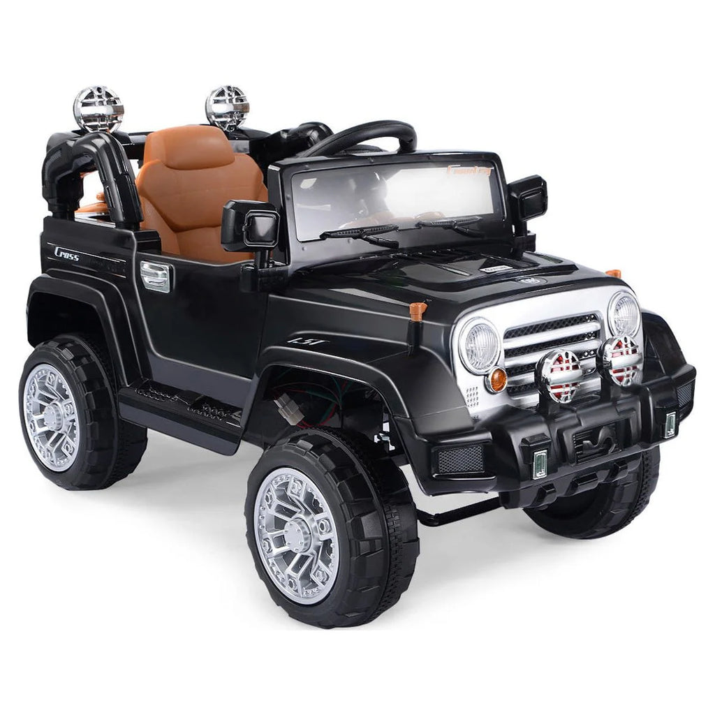 12V Kids Ride On Truck with LED Lights Green Q87682
