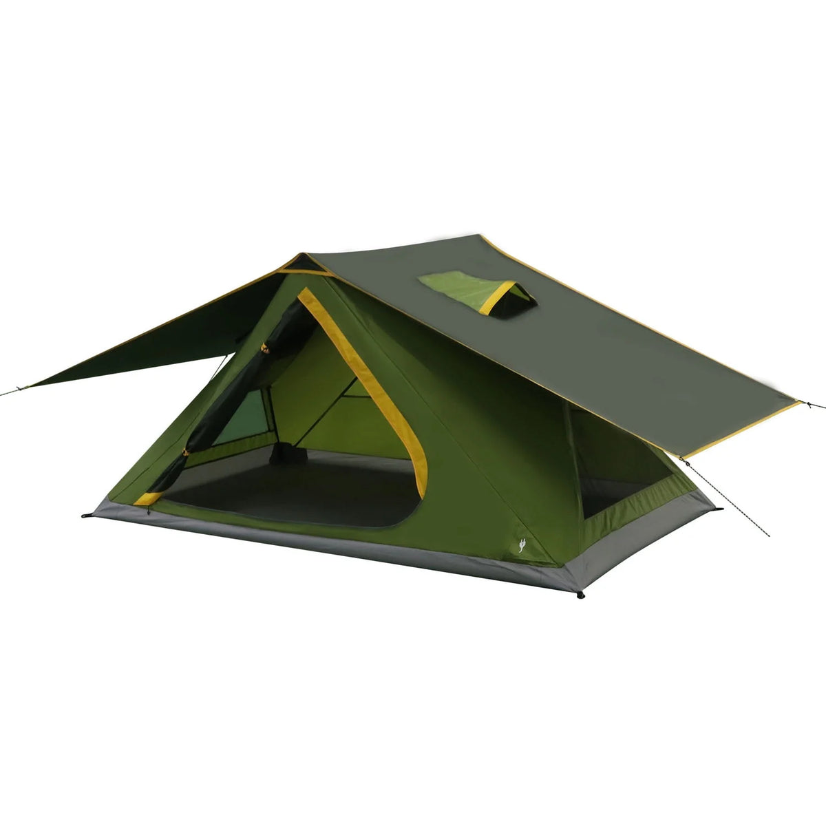 2-Person Pop up Instant Hub Tent, Green, 7.5 lbs X610193