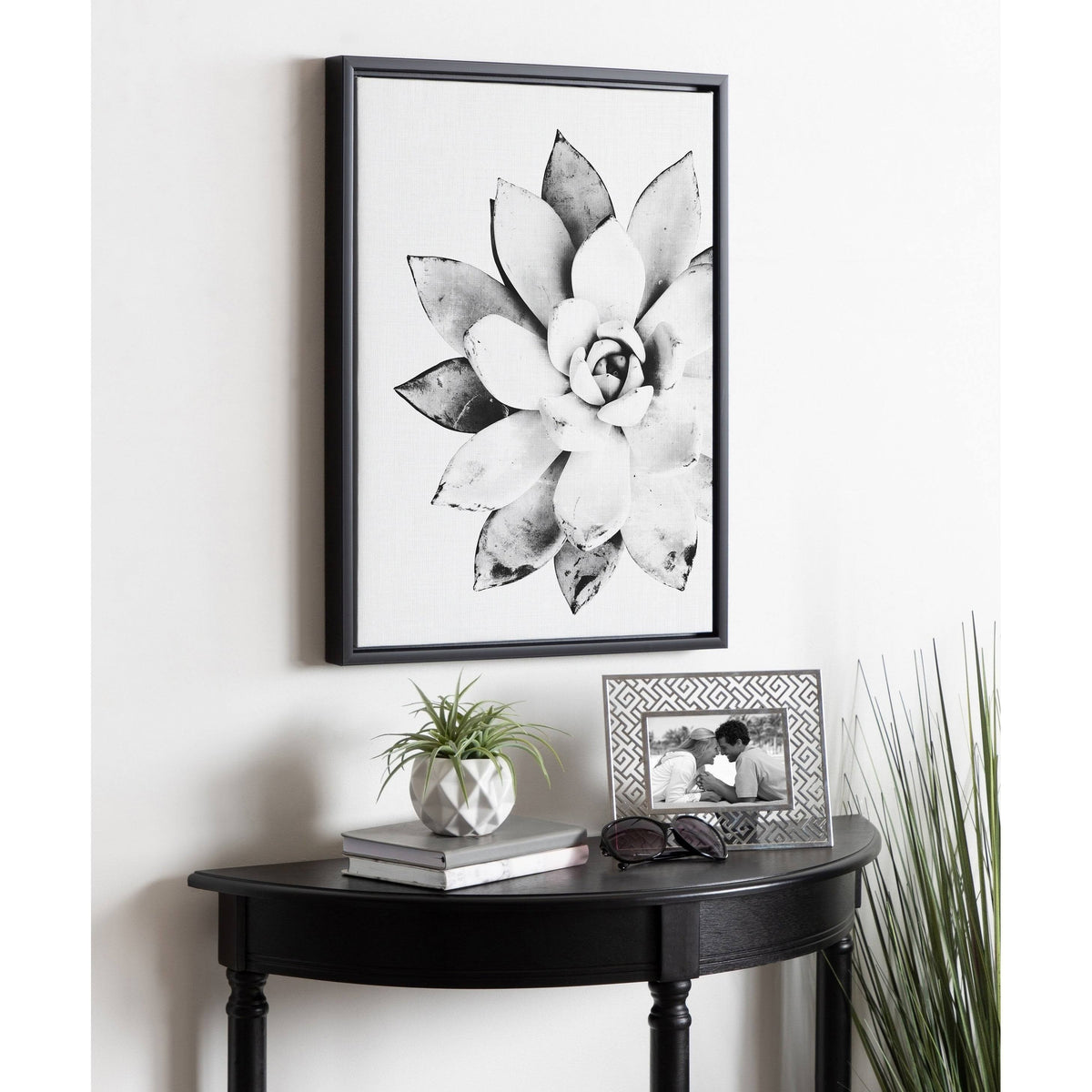 Black Framed Canvas D220