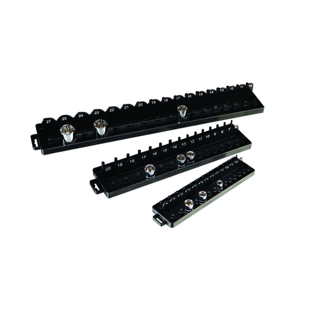 3 Piece Metric Socket Tray Organizer W280