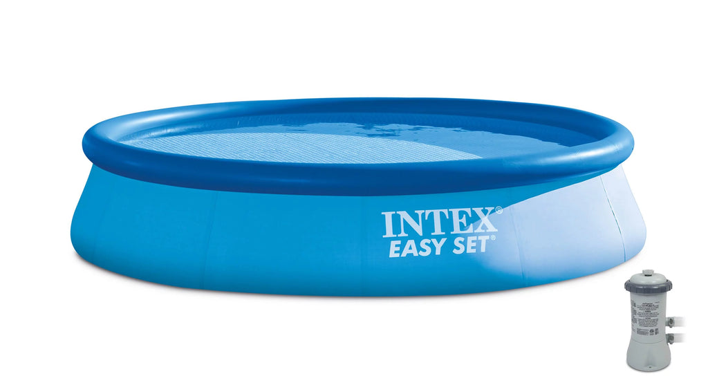 13ft x 32in Above Ground Swimming Pool with Filter Pump W260405