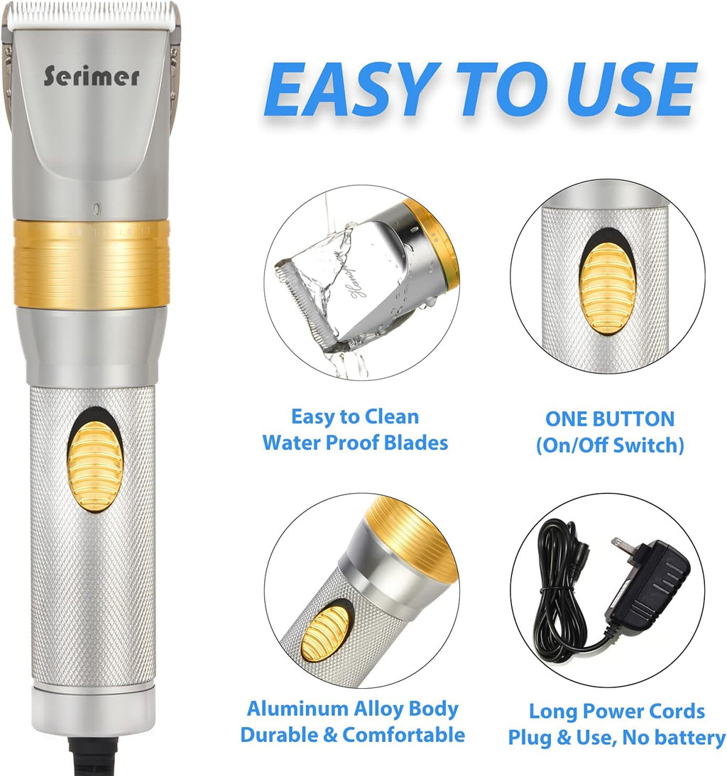 Plug-in Dog Grooming Kit Low Noise Pet Hair Trimmer S317