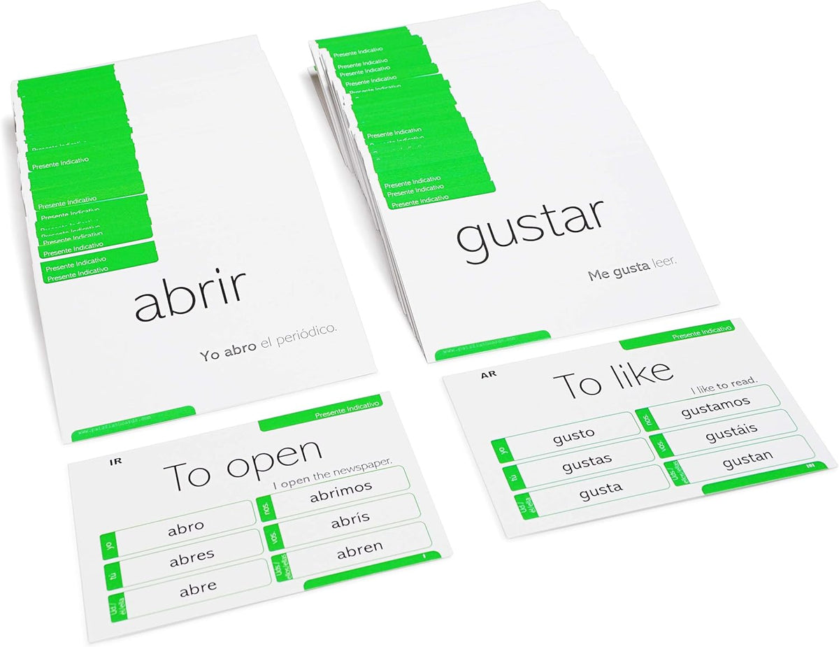 Spanish Conjugation Flash Cards R896940