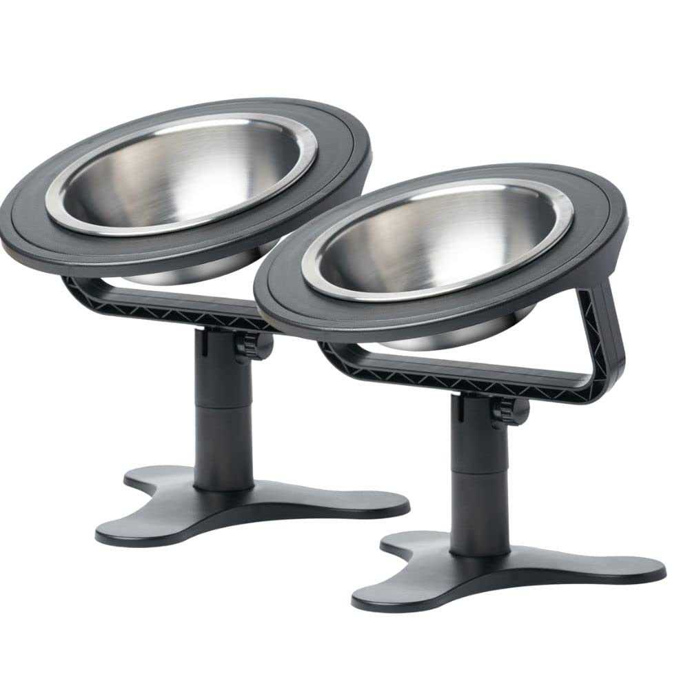Adjustable Raised Cat Food Bowl G7132