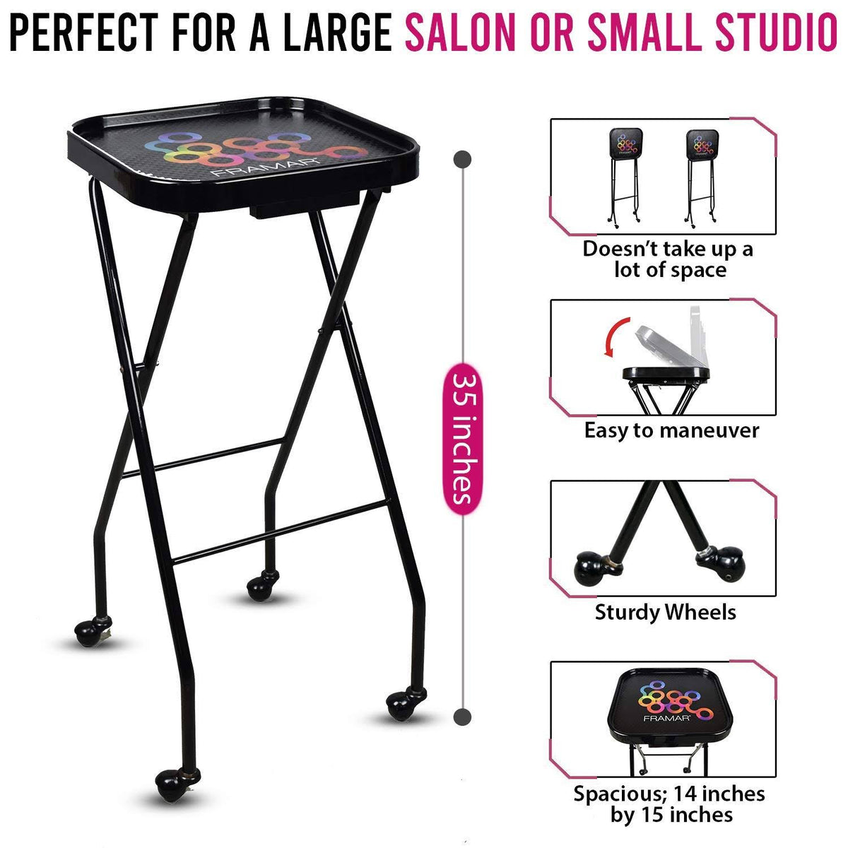 Folding Salon Trolley G805901