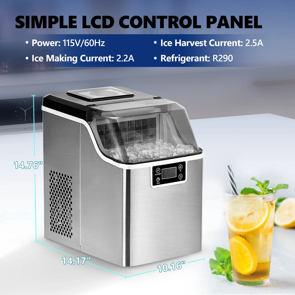 Portable Ice Cube Maker Machine Countertop E8341