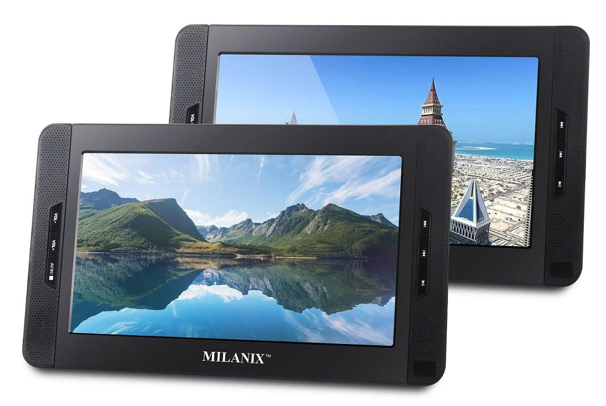 Portable Dual Screen DVD Player A345