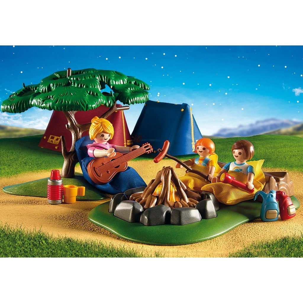 Camp Site with Fire F8741