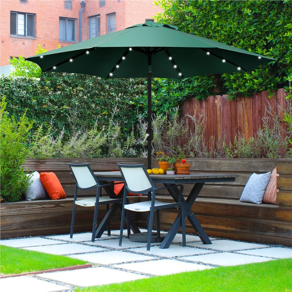 7.5ft Patio Umbrella with LED Lights F632070