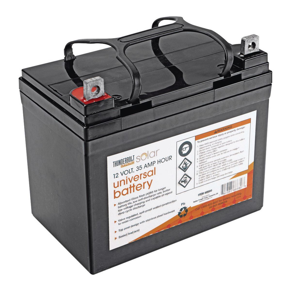 12V 35 Ah Sealed Lead-Acid Battery B863332