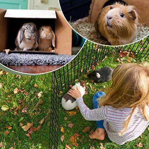 8 Panel 42-Inch Black Dog Playpen K127683