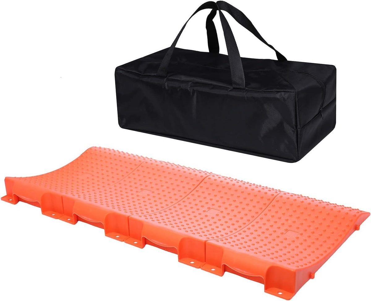 Black 4 Pack Tire Saver Ramps with Carrying Bag B917