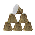 6 in. x 5 in. Gold Bell Lamp Shade 6-Pack Z713