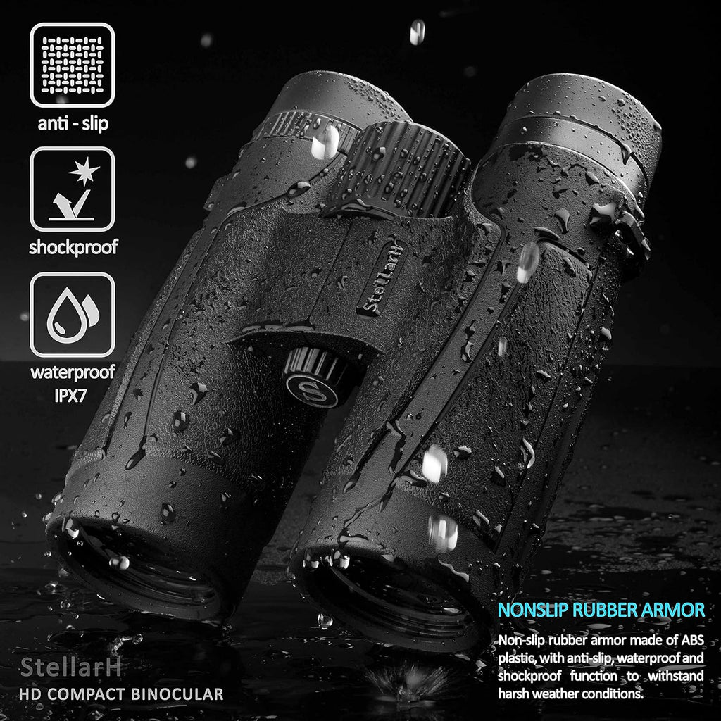 10x42 Waterproof Binoculars with Tripod and Smartphone Adapter D956241