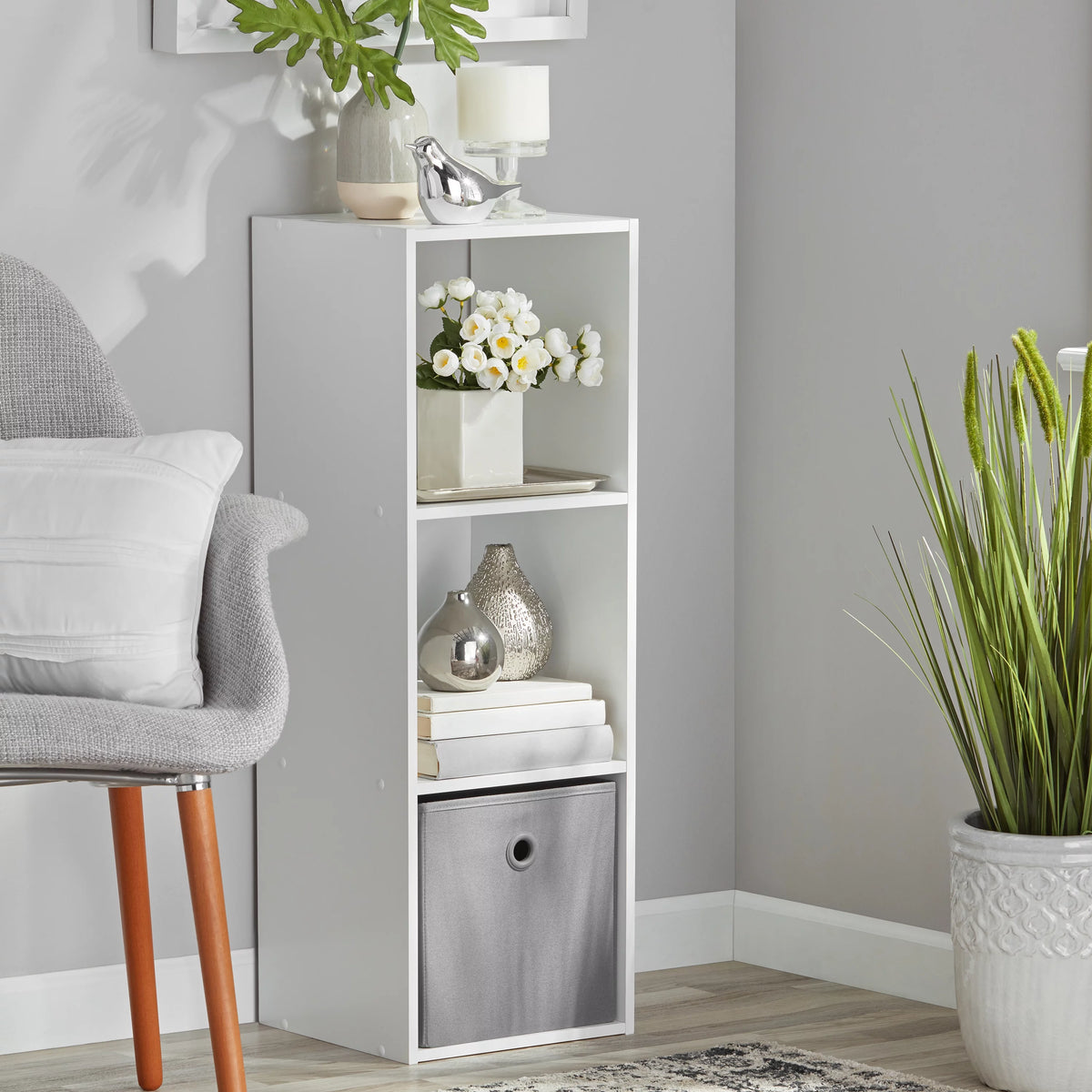 White 3-Cube Storage Organizer O618