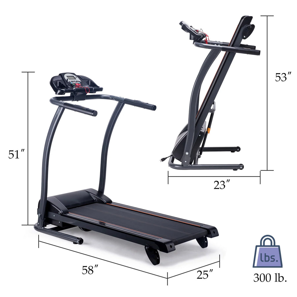 Foldable Incline Motorized Treadmill X276