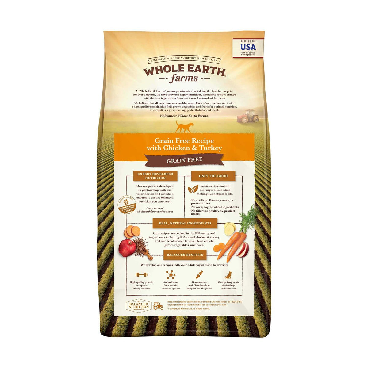 Grain Free Chicken Turkey Recipe Dry Dog Food U861