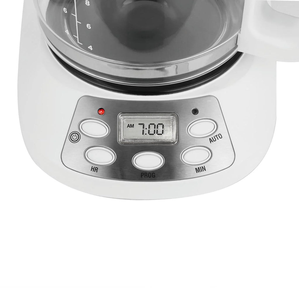 White 14 Cup Coffee Maker I557